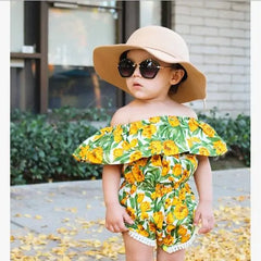 Adorable Ruffle Baby Spring Rompers