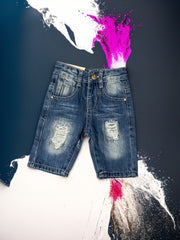 Boys’ Distressed Denim Shorts – Casual Summer Jeans Style for Toddlers